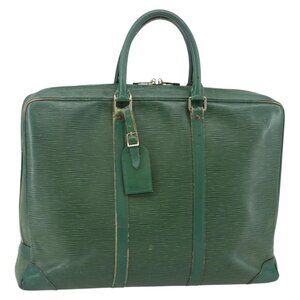 LOUIS VUITTON Epi Porte Documents Voyage Business Bag Green